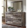 Benchcraft by Ashley Derekson Rustic Modern Dresser & Bedroom Mirror