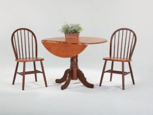 Amesbury Chair Drop Leaf Pedestal Table